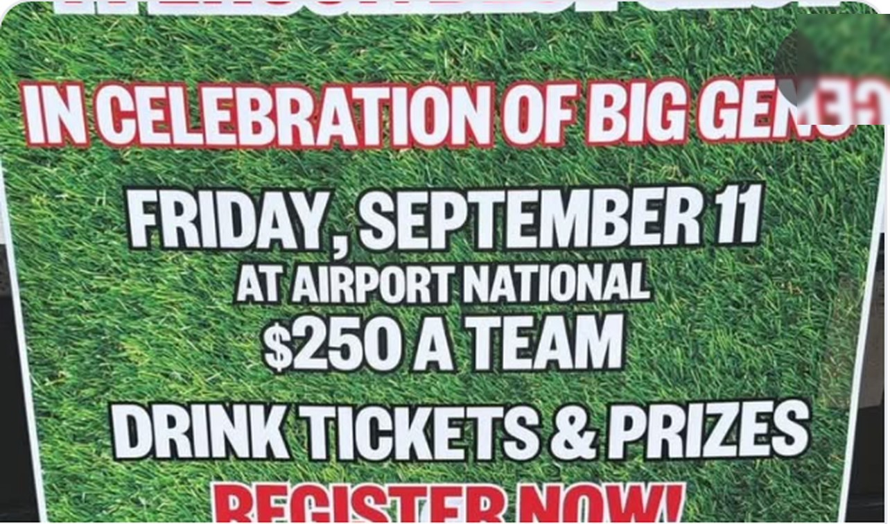 Big Geno Golf Outing flyer